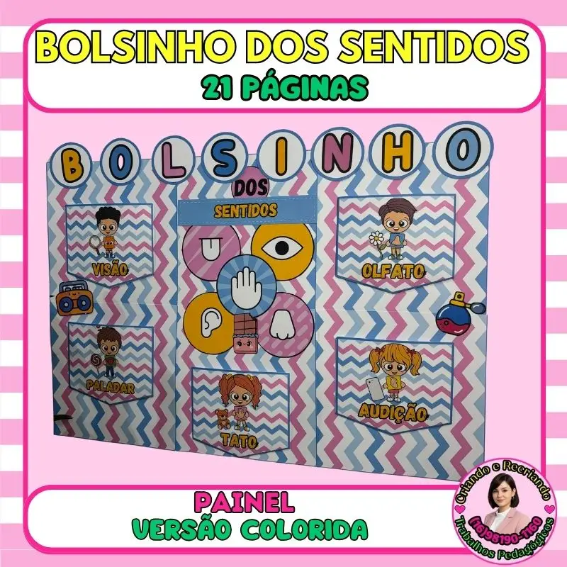 Bolsinho dos Cinco Sentidos – Painel Interativo