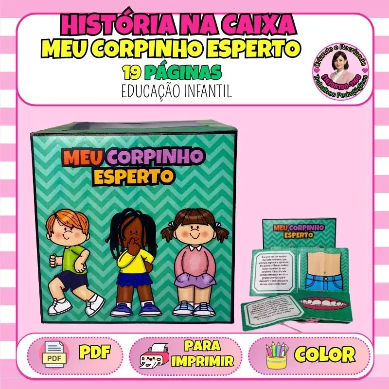 Historia interativa na caixa - Meu corpinho esperto