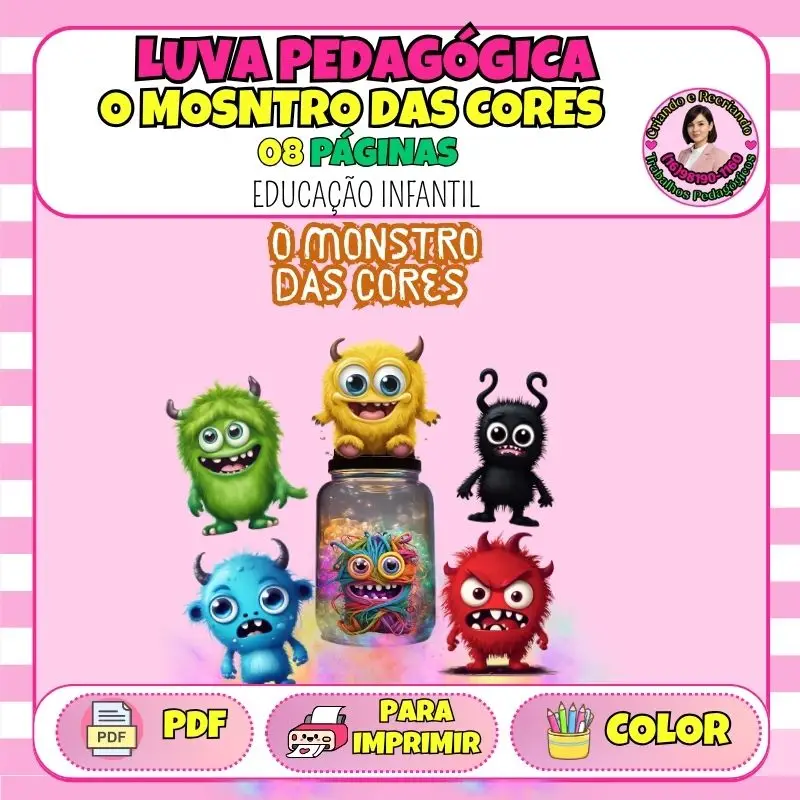 Luva de História O Monstro das Cores – Emoções