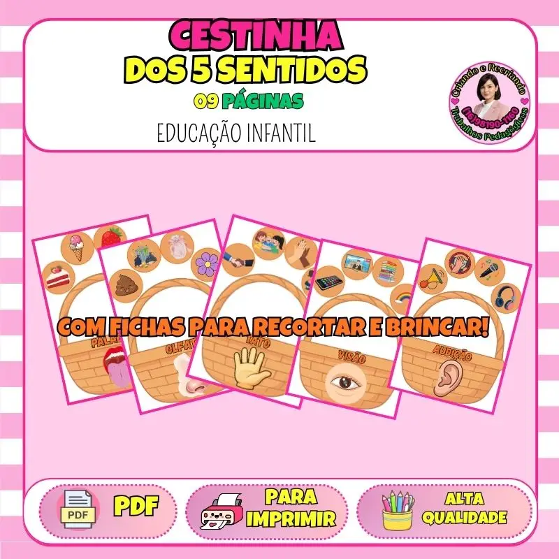 Cestinha dos 5 Sentidos
