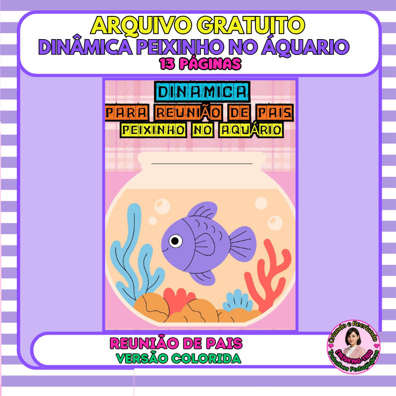Dinâmica Peixinho no Aquário – Reunião de Pais - Arquivo Gratuito