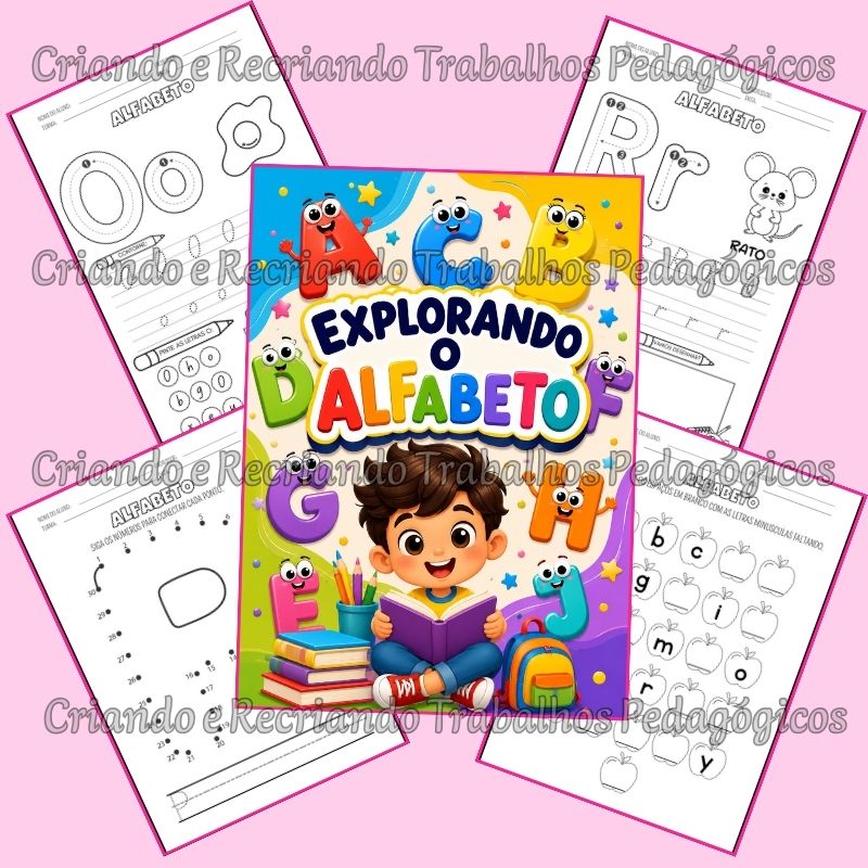 Apostila Explorando o Alfabeto Apostila Explorando o Alfabeto - Imagem 3
