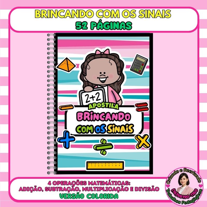Operações Matemáticas – Apostila Brincando com os Sinais