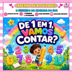 Apostila Numerais – De 1 em 1, Vamos Contar?