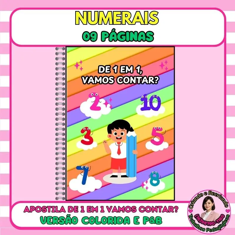 Apostila Numerais – Contagem e Traçado (1 a 10)