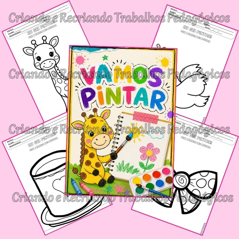 Apostila Vamos Pintar Apostila Vamos Pintar - Imagem 3