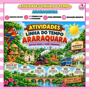 Atividades Linha do Tempo Araraquara SP Atividades Linha do Tempo Araraquara SP