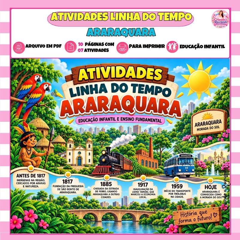 Atividades Linha do Tempo Araraquara SP