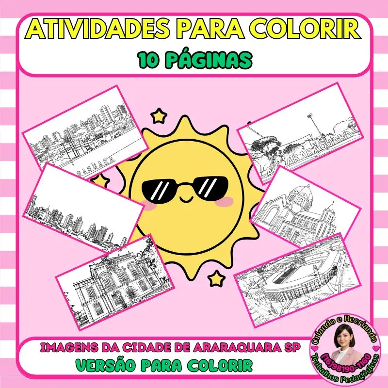 Atividades para Colorir - Araraquara - SP
