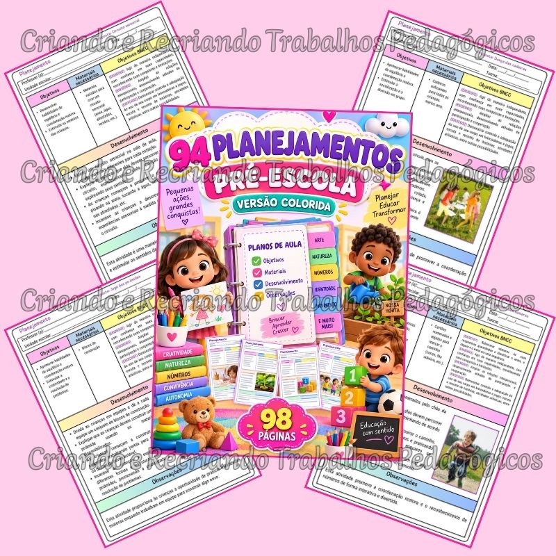 94 Planejamentos Pré-Escola 94 Planejamentos Pré-Escola - Imagem 2