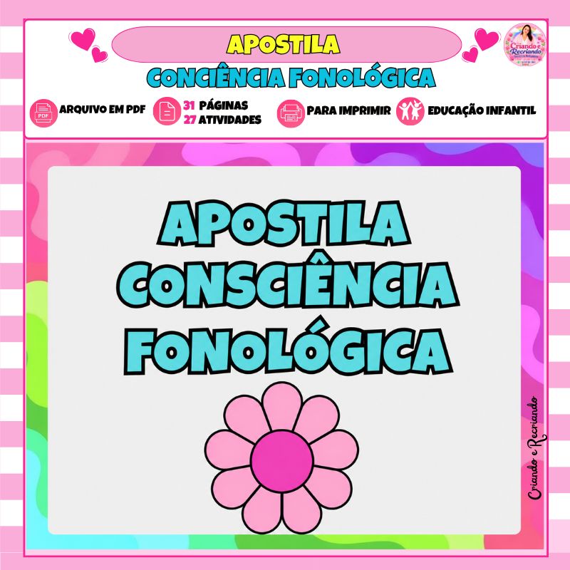 Home Apostila Consciência Fonológica