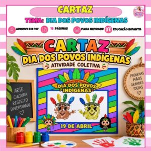 Cartaz Dia dos Povos Indígenas – Atividade Coletiva