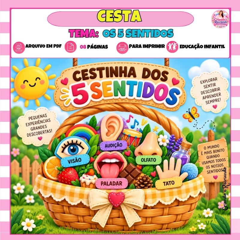 Cestinha dos 5 Sentidos