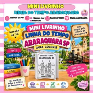 Mini Livrinho Linha do Tempo Araraquara Mini Livrinho Linha do Tempo Araraquara