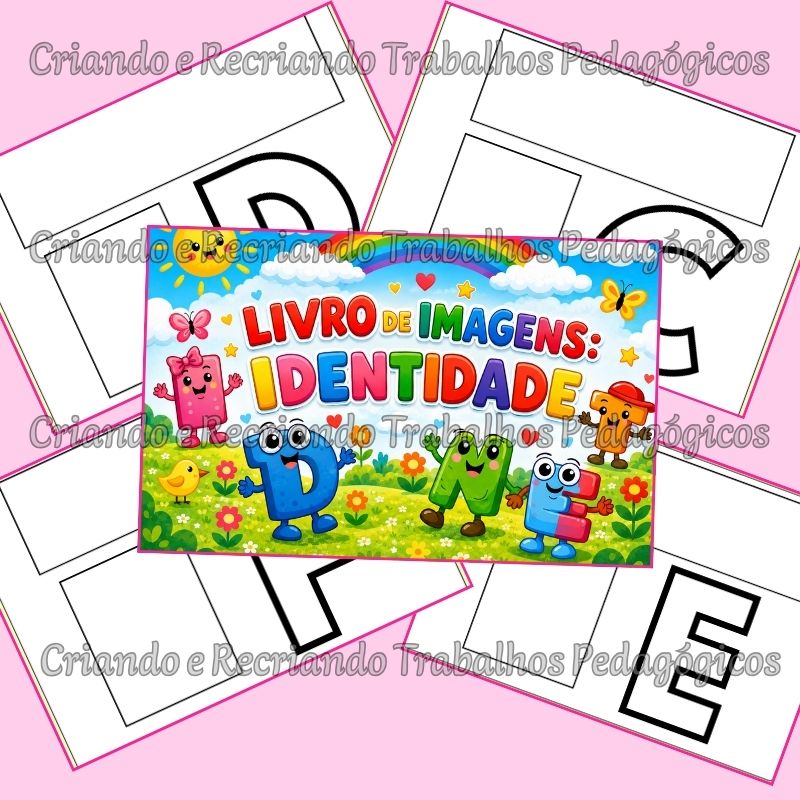 Livro de Imagens Identidade - A-Z - Nome, Foto e Letra Inicial Livro de Imagens Identidade - A-Z - Nome, Foto e Letra Inicial - Imagem 4