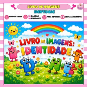 Livro de Imagens Identidade - A-Z - Nome, Foto e Letra Inicial Livro de Imagens Identidade - A-Z - Nome, Foto e Letra Inicial
