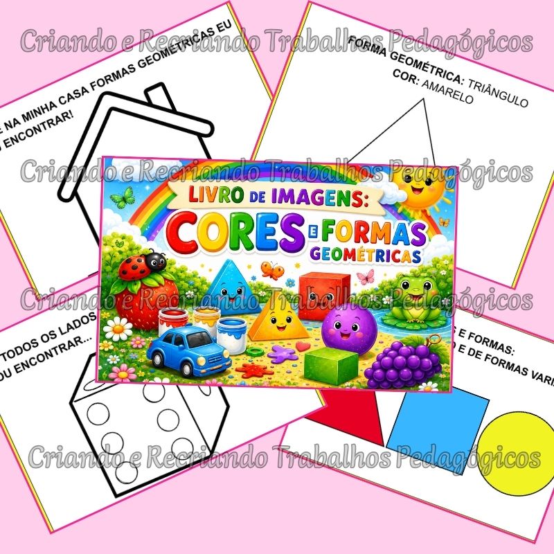 Livro de Imagens – Cores e Formas Geométricas Livro de Imagens – Cores e Formas Geométricas - Imagem 5