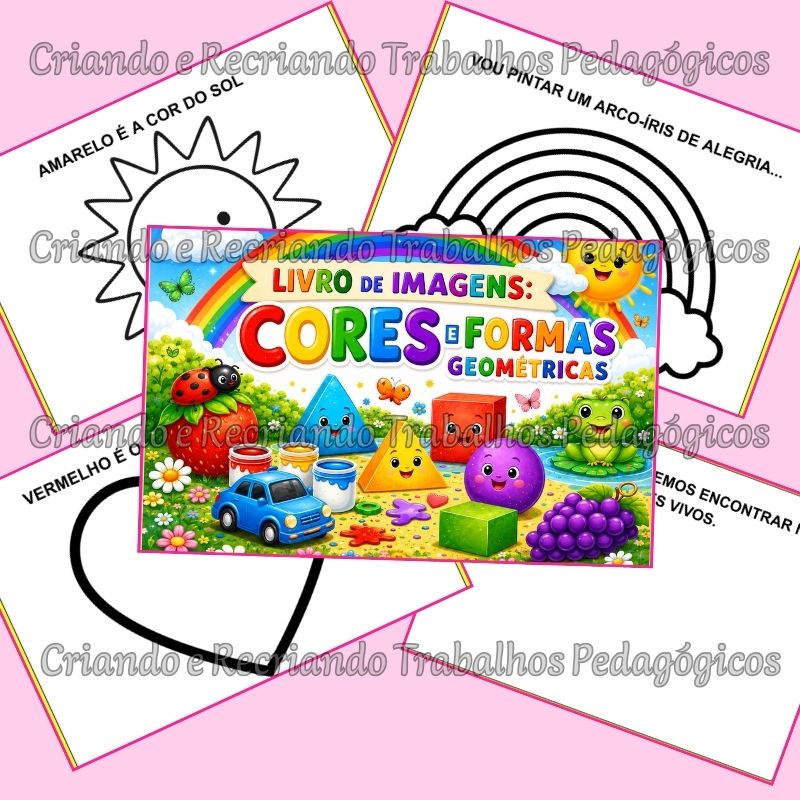 Livro de Imagens – Cores e Formas Geométricas Livro de Imagens – Cores e Formas Geométricas - Imagem 3