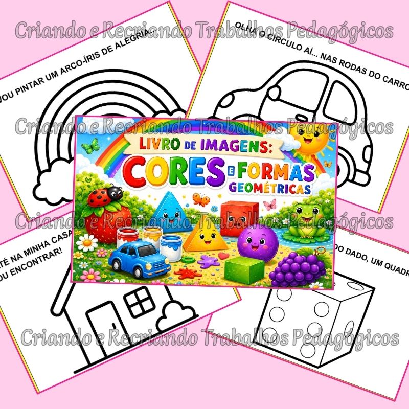 Livro de Imagens – Cores e Formas Geométricas Livro de Imagens – Cores e Formas Geométricas - Imagem 2