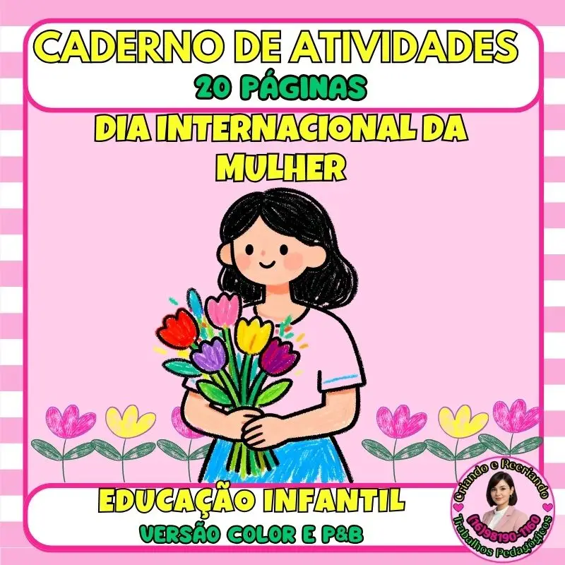 Caderno de Atividades – Dia da Mulher
