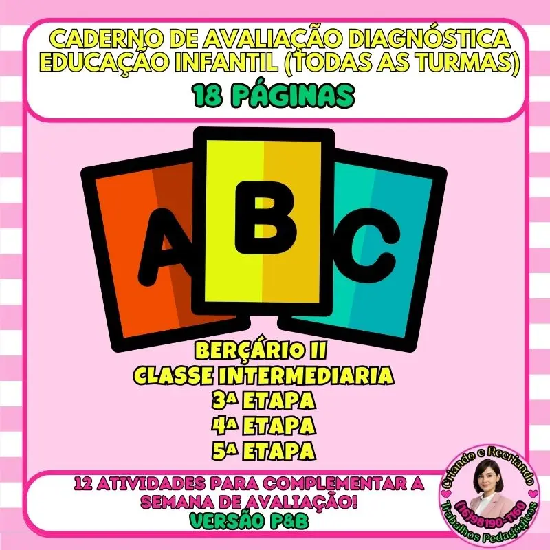 Caderno Avaliação Diagnóstica – Educação Infantil