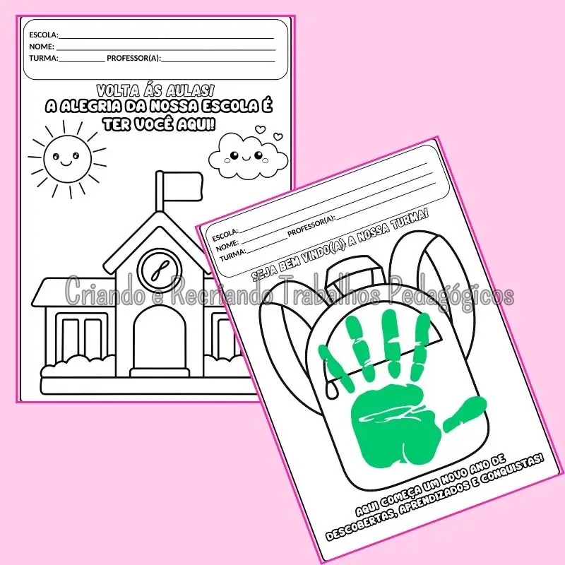 05 Atividades Volta às Aulas Educação Infantil + Calendário Fevereiro 05 Atividades Volta às Aulas Educação Infantil + Calendário Fevereiro - Imagem 3