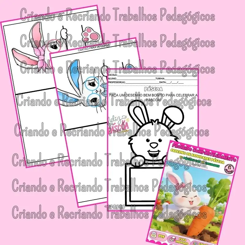 Caderno de Atividades – Páscoa Caderno de Atividades – Páscoa - Imagem 5