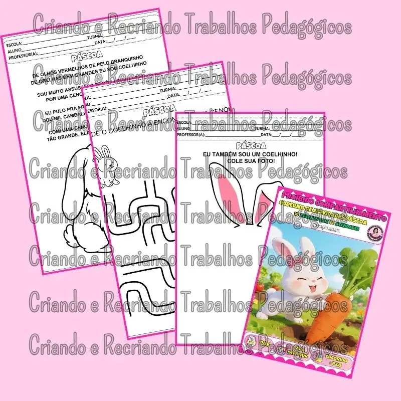 Caderno de Atividades – Páscoa Caderno de Atividades – Páscoa - Imagem 4