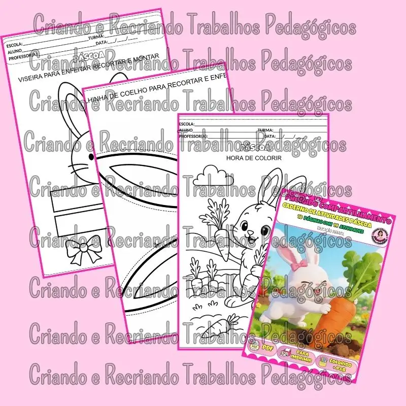 Caderno de Atividades – Páscoa Caderno de Atividades – Páscoa - Imagem 2
