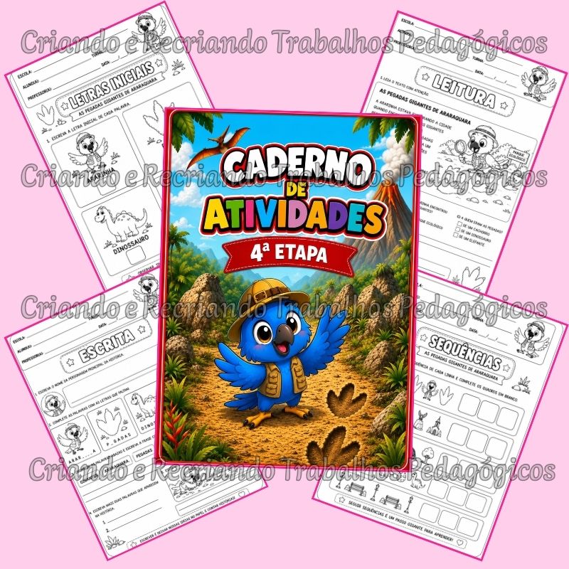 Caderno de Atividades – As Pegadas Misteriosas de Araraquara – 4ª Etapa Caderno de Atividades – As Pegadas Misteriosas de Araraquara – 4ª Etapa - Imagem 3
