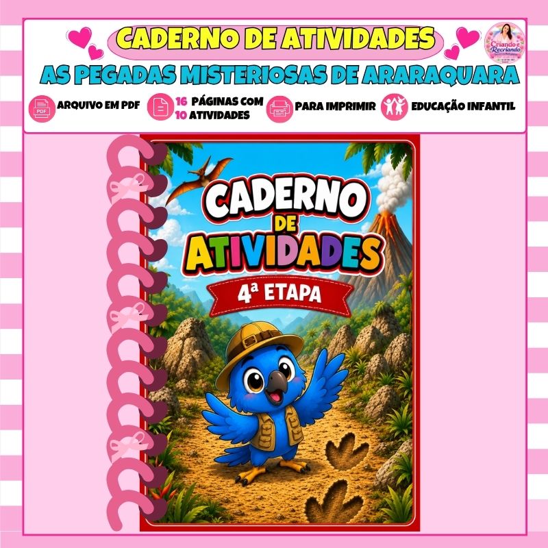 Caderno de Atividades – As Pegadas Misteriosas de Araraquara – 4ª Etapa