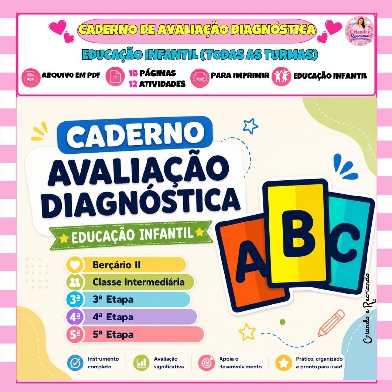 Caderno Avaliação Diagnóstica – Educação Infantil