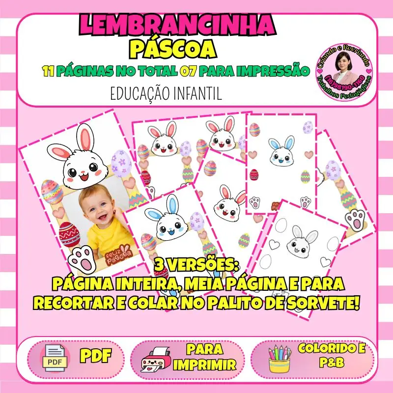 Lembrancinha Páscoa – Moldura Fotográfica