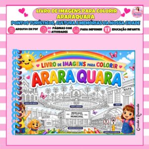 Livro de Imagens para Colorir - Araraquara