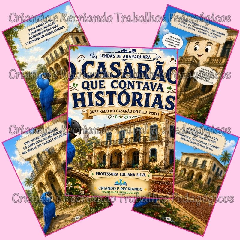 Livro Infantil - O Casarão que Contava Histórias Livro Infantil - O Casarão que Contava Histórias - Imagem 5
