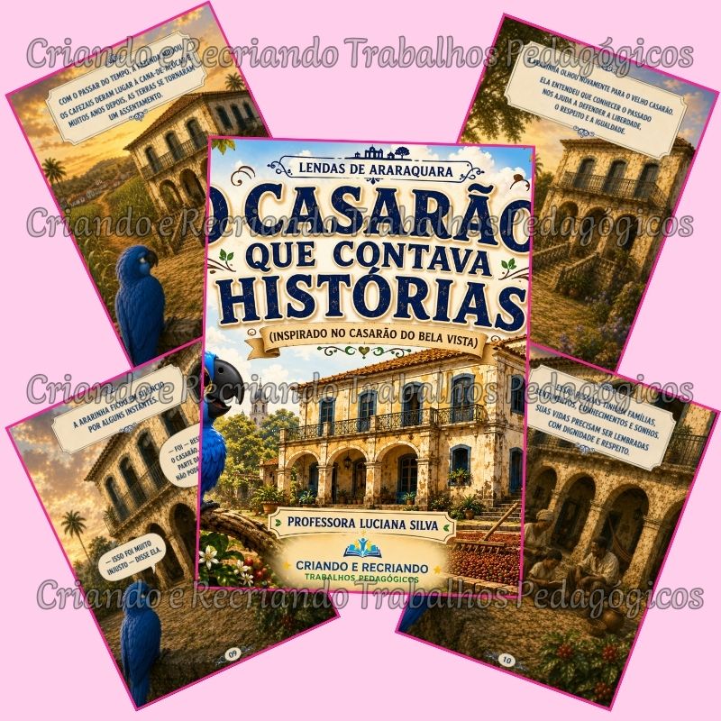 Livro Infantil - O Casarão que Contava Histórias Livro Infantil - O Casarão que Contava Histórias - Imagem 3