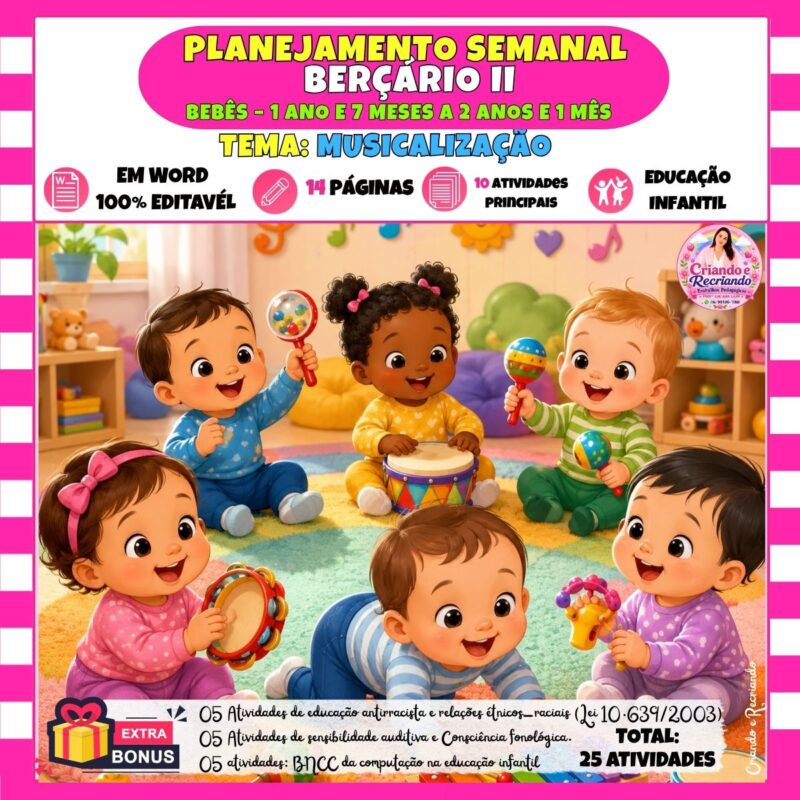 Planejamento Berçário II – Musicalização