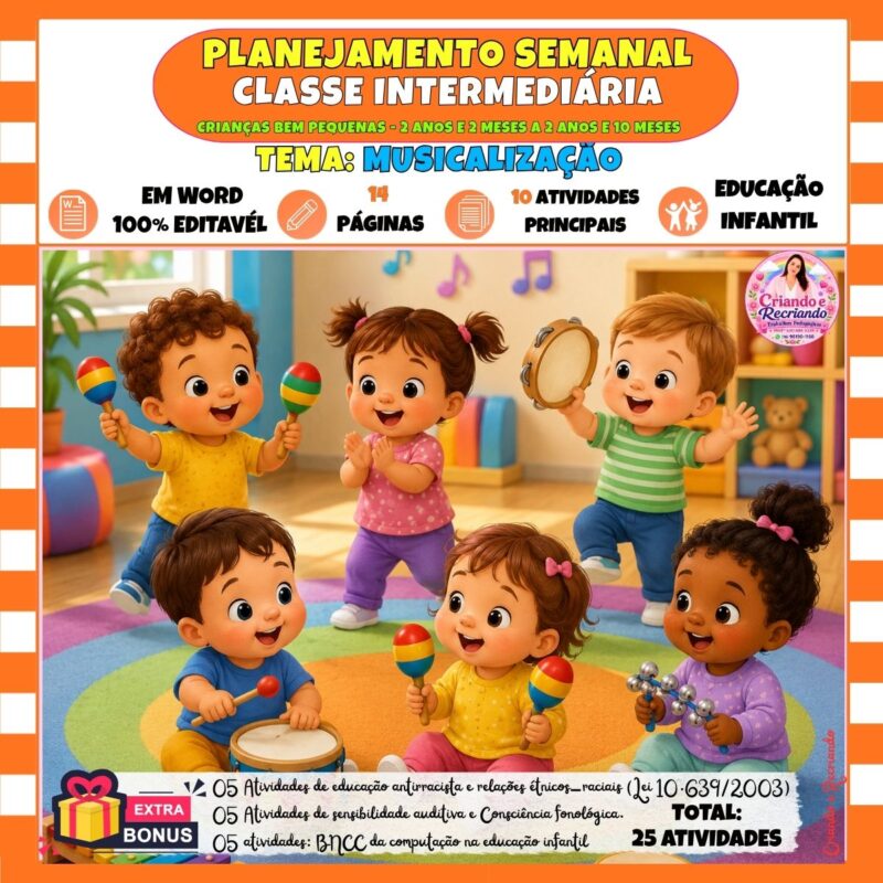 Planejamento Classe Intermediária – Musicalização