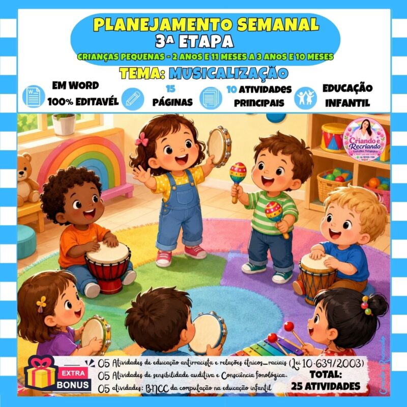 Planejamento 3ª Etapa – Musicalização