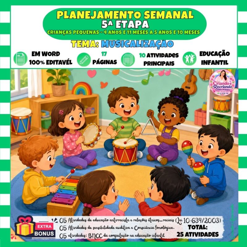 Planejamento 5ª Etapa – Musicalização