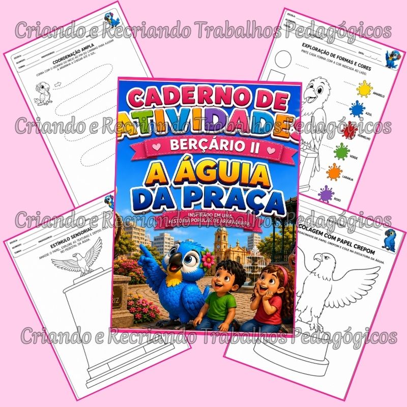 Caderno de Atividades Berçário II - A Águia da Praça Caderno de Atividades Berçário II - A Águia da Praça - Imagem 4