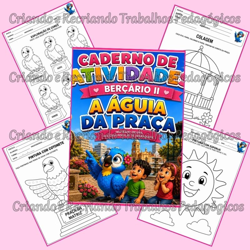 Caderno de Atividades Berçário II - A Águia da Praça Caderno de Atividades Berçário II - A Águia da Praça - Imagem 3