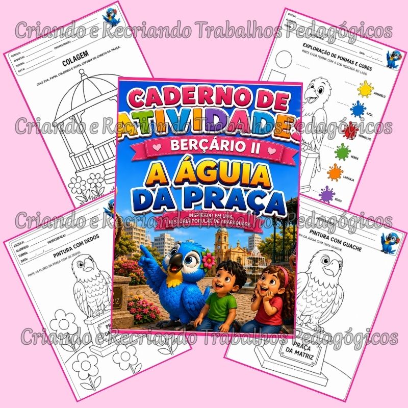 Caderno de Atividades Berçário II - A Águia da Praça Caderno de Atividades Berçário II - A Águia da Praça - Imagem 2