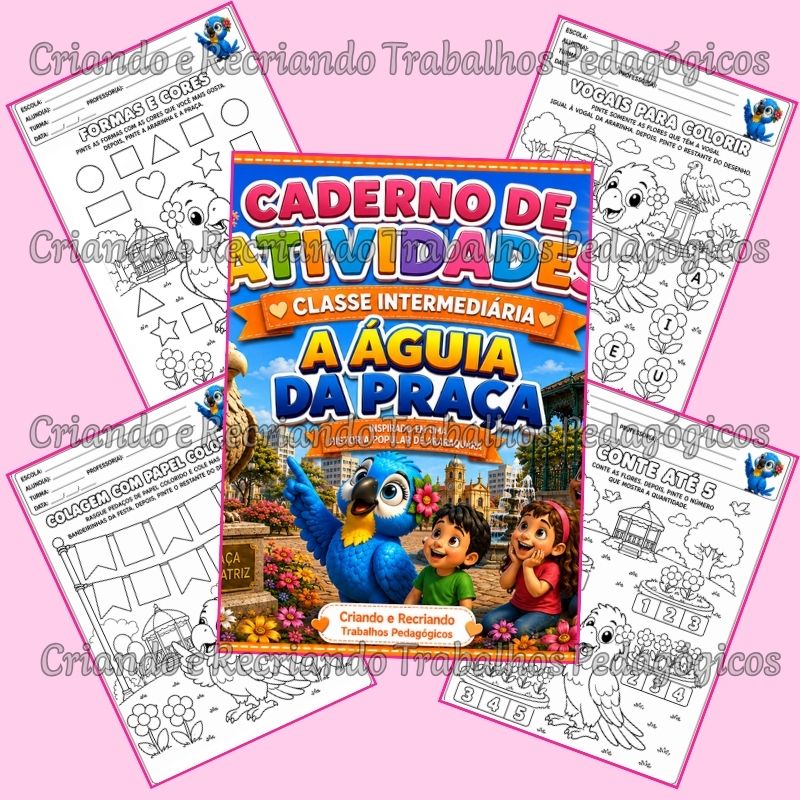 Caderno de Atividades Classe Intermediária - A Águia da Praça Caderno de Atividades Classe Intermediária - A Águia da Praça - Imagem 4