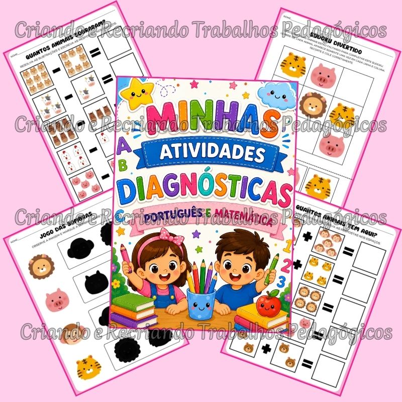 Apostila – Atividades Diagnósticas – Português e Matemática Apostila – Atividades Diagnósticas – Português e Matemática - Imagem 3