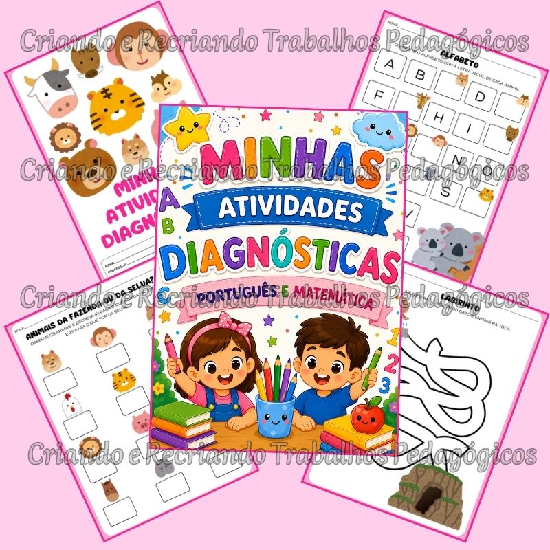Apostila – Atividades Diagnósticas – Português e Matemática Apostila – Atividades Diagnósticas – Português e Matemática - Imagem 2
