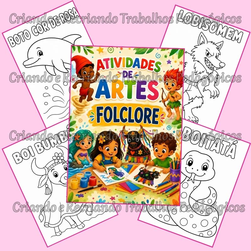Atividade de Artes Folclore Atividade de Artes Folclore - Imagem 3