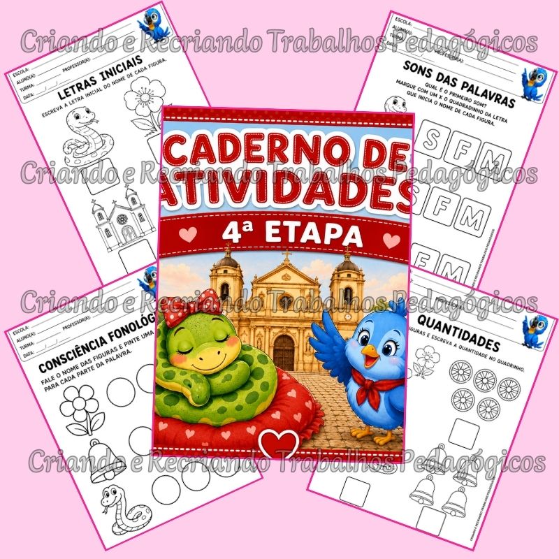Caderno de Atividades 4ª Etapa - A Serpente da Matriz Caderno de Atividades 4ª Etapa - A Serpente da Matriz - Imagem 3