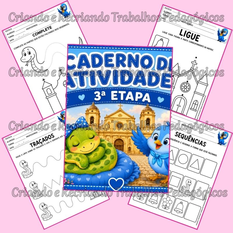 Caderno de Atividades 3ª Etapa - A Serpente da Matriz Caderno de Atividades 3ª Etapa - A Serpente da Matriz - Imagem 2