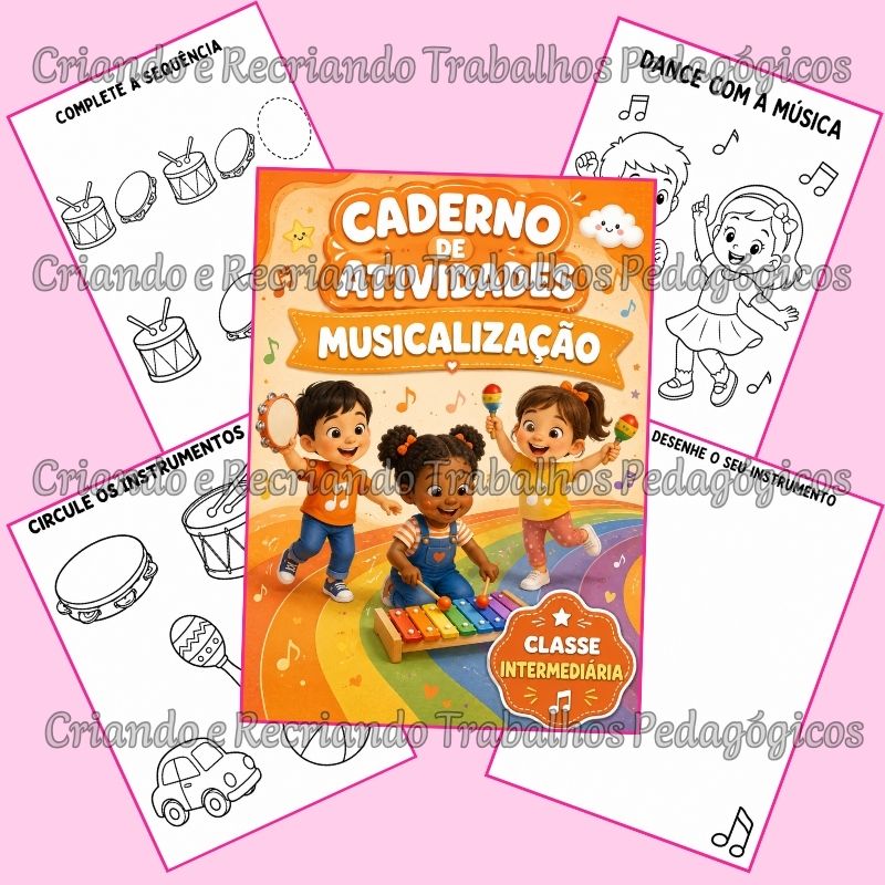 Caderno de Atividades Classe Intermediária – Musicalização Caderno de Atividades Classe Intermediária – Musicalização - Imagem 3